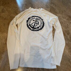 Banana Boat Jersey Shore Seaside Heights Off White Rash Guard - Medium